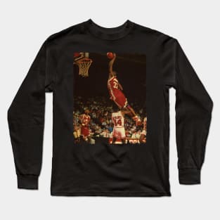 Stacey Augmon - Vintage Design Of Basketball Long Sleeve T-Shirt